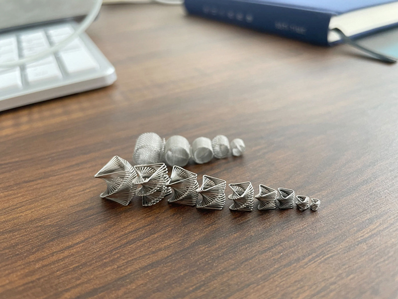 三角環螺旋填料